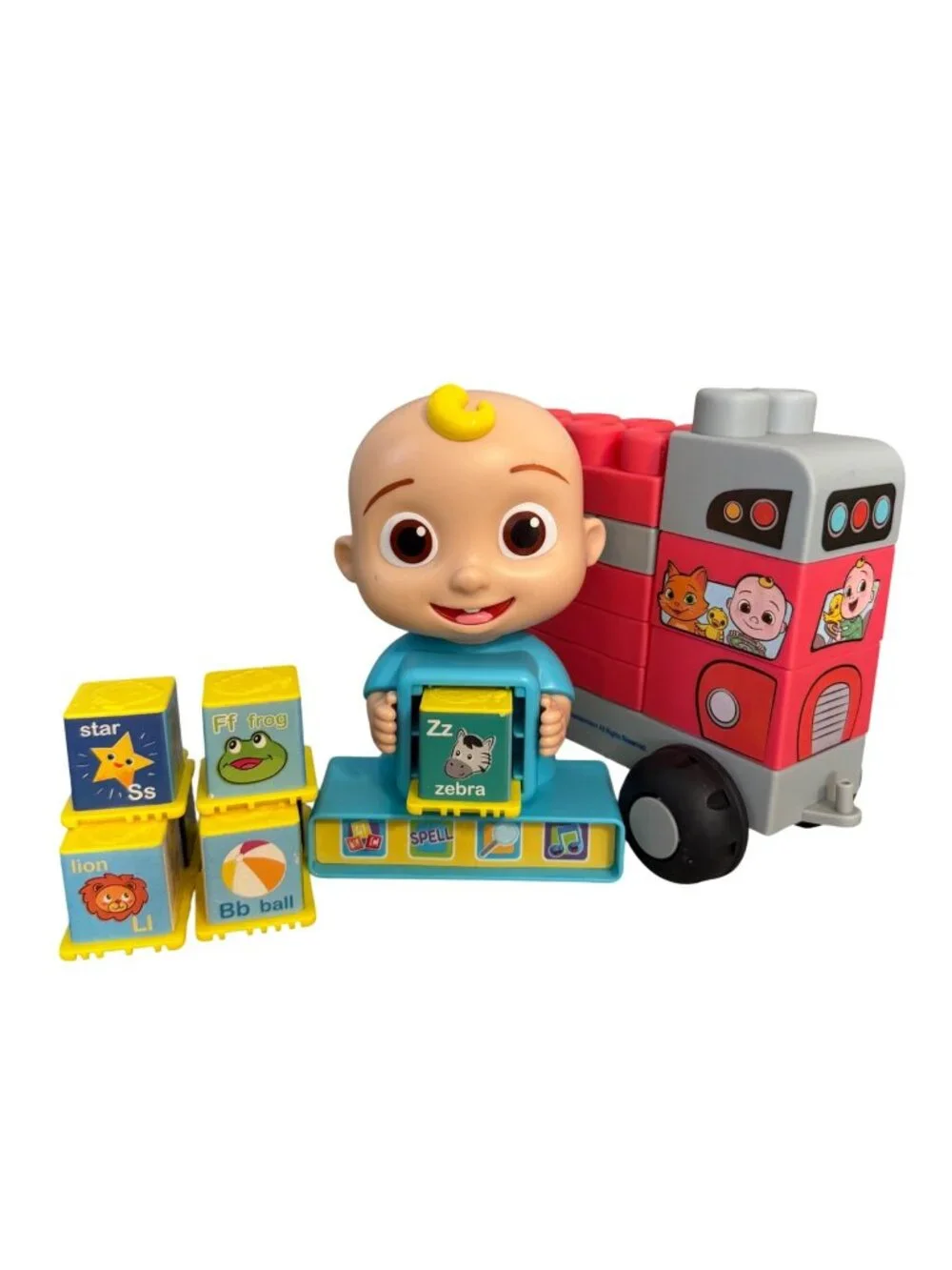 CoComelon JJ Phonics Fun Interactive Learning Toy Bundle Complete Like New